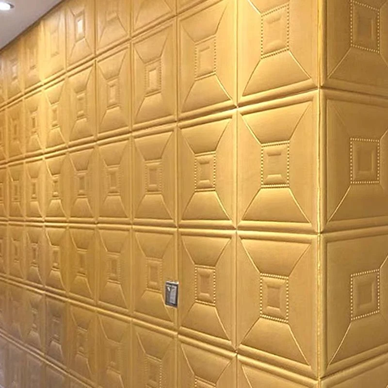 Glam Peel and Stick Wall Paneling Foam 3D Geëmbosseerd Panel Pink