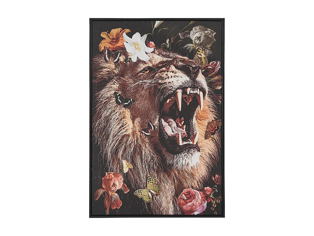 Wanddecoratie meerkleurig 63 x 93 cm MARRADI