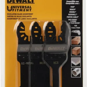 DeWalt Oscillating Tool Blades Set, 3-Piece