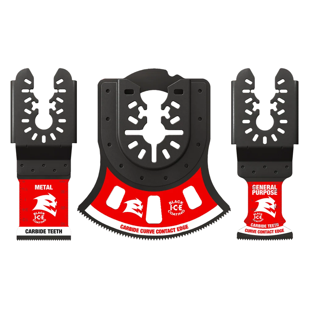 DIABLO 3 PC. Veelzijdig Fit Carbide Oscillating Blade Set