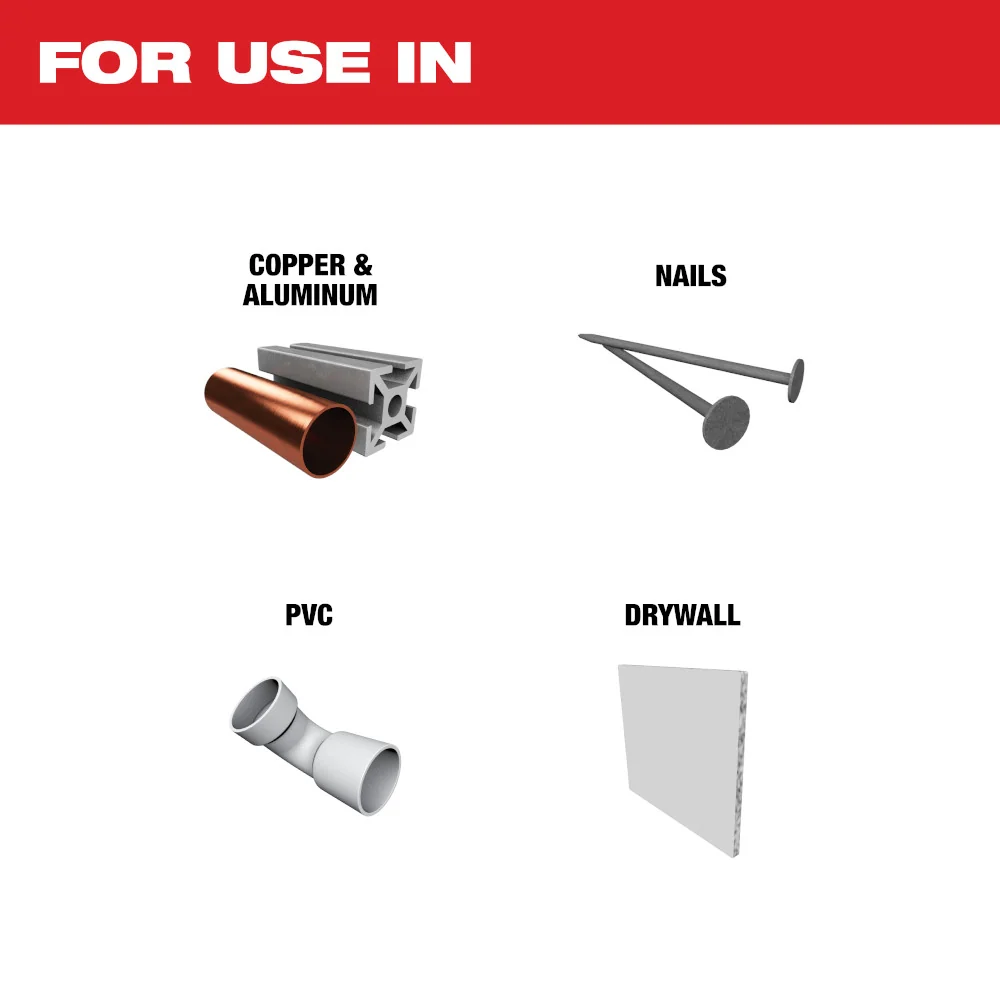 MILWAUKEE 1-1/8" Universal Fit OPEN-LOK™ Titanium Geperfectioneerd Bi-Metal Metal Blade