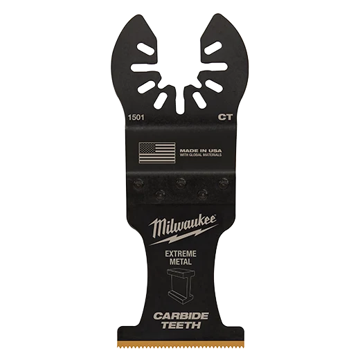 MILWAUKEE 1-3/8" Universal Fit OPEN-LOK™ Extreme Metalen Titanium Enhanced Carbide Teeth Blade (5 PACK)