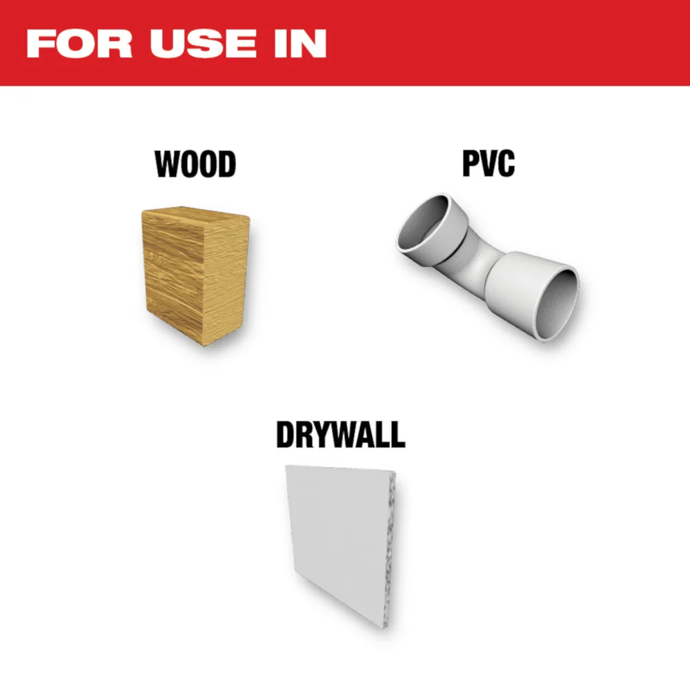 MILWAUKEE 3-1/2" Universal Fit OPEN-LOK™ High Carbonvezel Steel Wood Blade