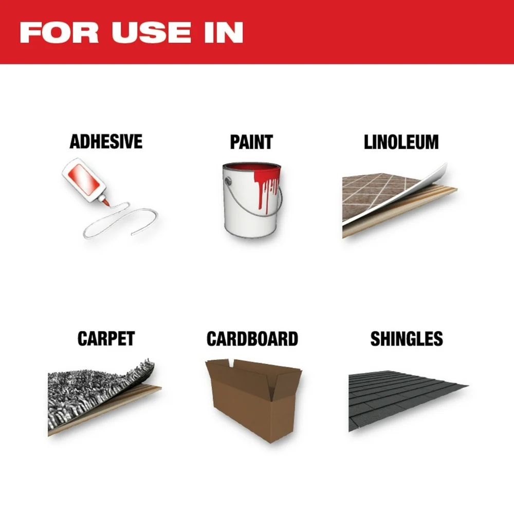 MILWAUKEE OPEN-LOK™ 3--1 Multi-Cutter Scraper Blade