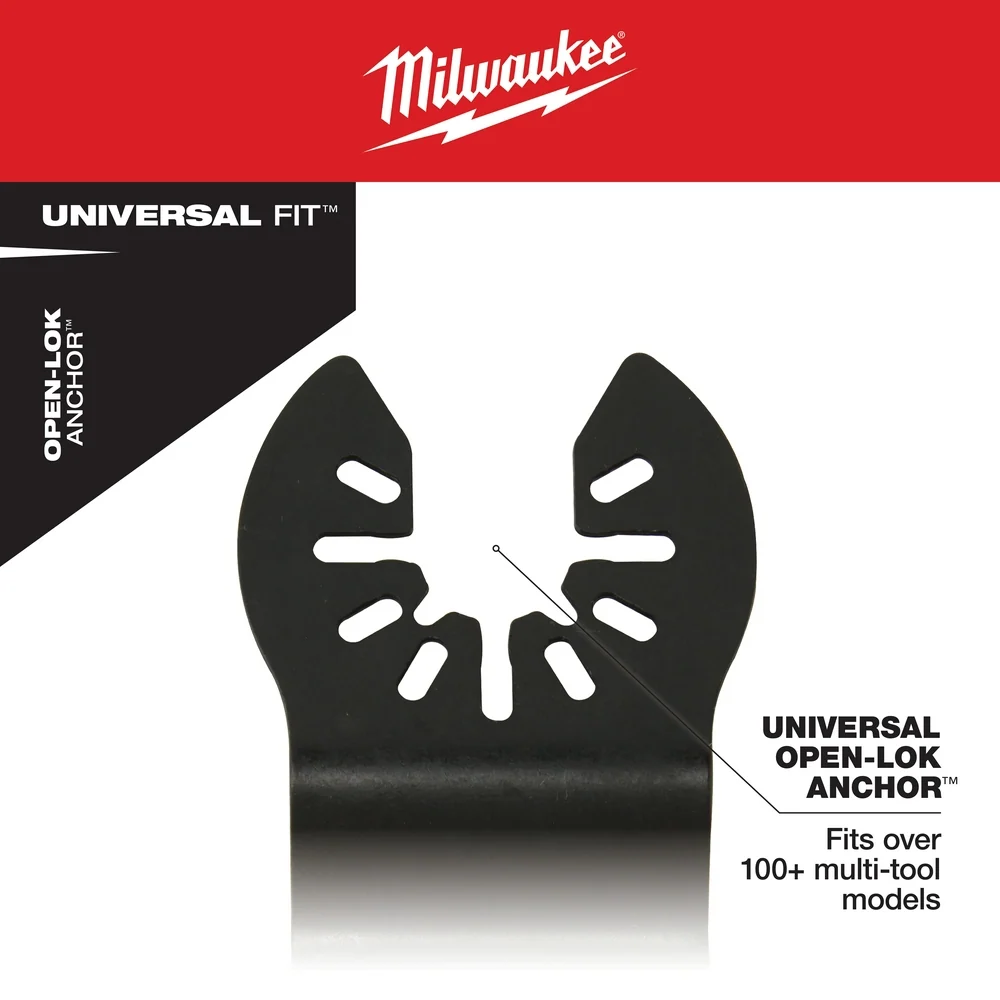 MILWAUKEE OPEN-LOK™ Multi-Tool Adapters DREMEL MM45 & MM50 Models (5 PACK) met CE-Keurmerk