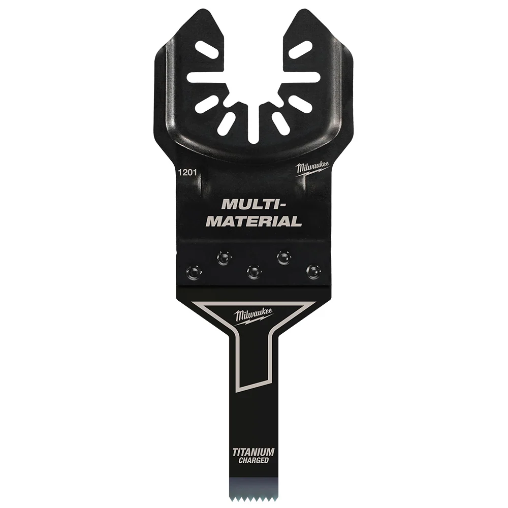 MILWAUKEE 3/8" Universal Fit OPEN-LOK™ TITANIUMMETAAL CHARGED™ Bi-Metal Multi-Material Blade
