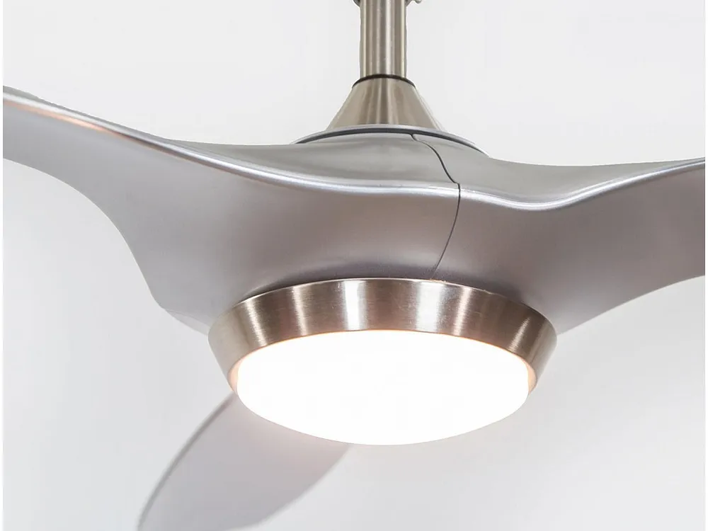 Plafondventilator ø132 cm met LED en Wifi Omkeerbaar Hypersilence