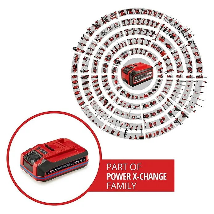 Einhell Power X-Change 18V Accu SEALED PXC Plus A1 - 18 V, 4 Ah