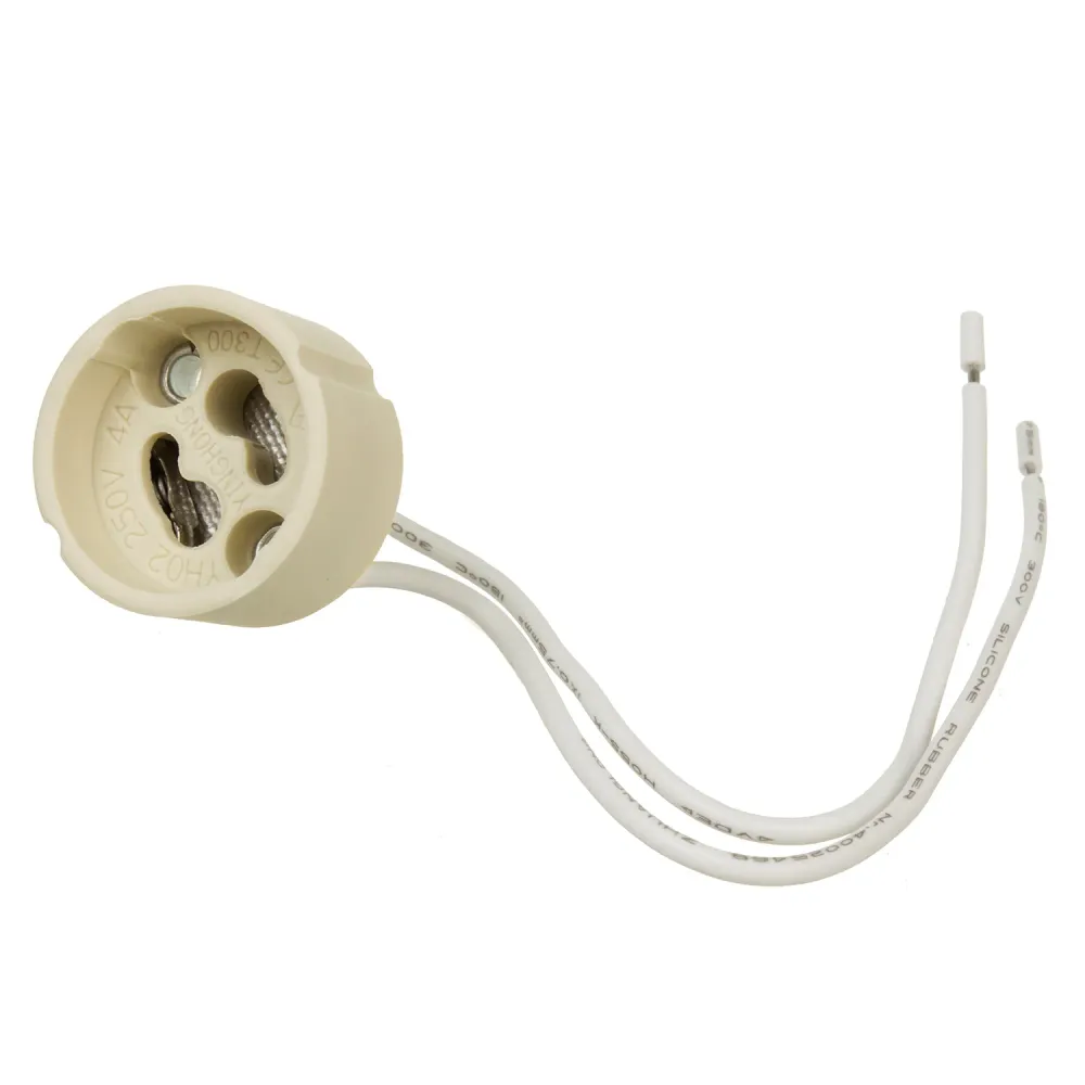 Aansluitbus, keramische fitting GU10 Maclean Energy MCE428 250V~, nominale stroom 2A, kabellengte 14cm Compatibel met RJ45