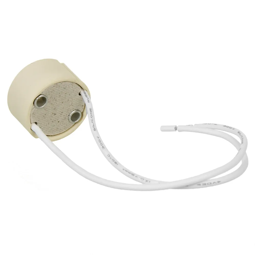 Aansluitbus, keramische fitting GU10 Maclean Energy MCE428 250V~, nominale stroom 2A, kabellengte 14cm Compatibel met RJ45