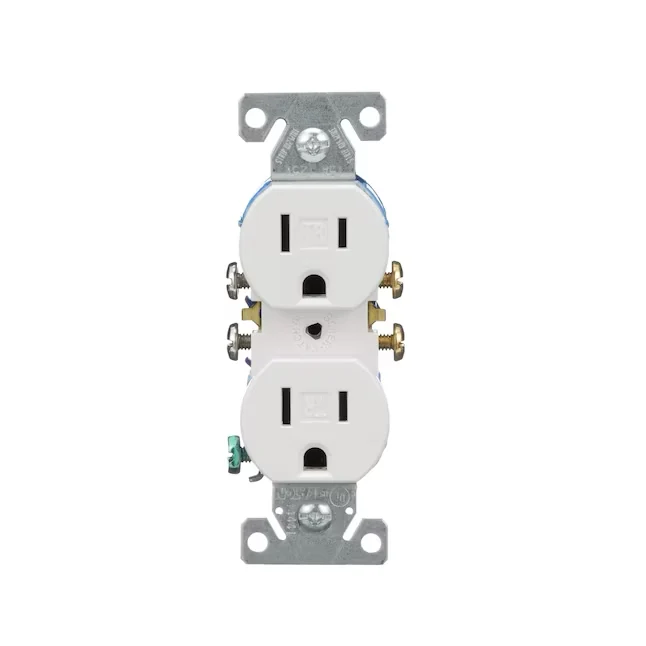 Eaton 15-Amp 125-volt Tamper Resistant Residential Duplex Outlet, White set van 10