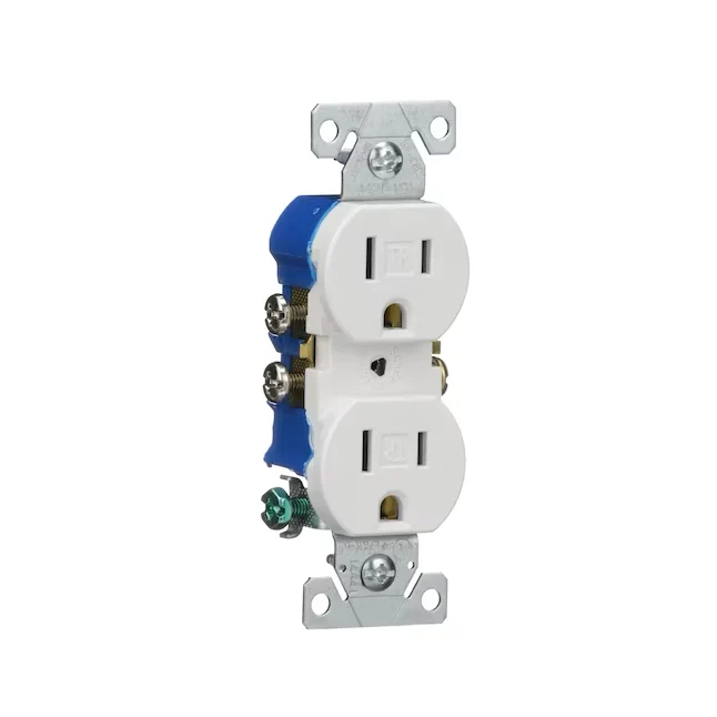 Eaton 15-Amp 125-volt Tamper Resistant Residential Duplex Outlet, White set van 10