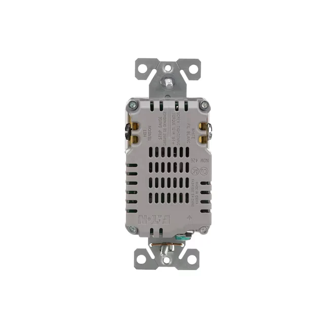 Eaton 15-Amp 125-volt Tamper Resistant Residential/Commercial Decorator USB Outlet Dual Type , Melkwit