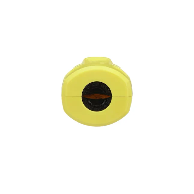 Eaton Arrow Hart 20-Amp 125-Volt NEMA 5-20 3-wire Grounding Heavy-duty Straight Connector, Goudgeel met Kinderbeveiliging
