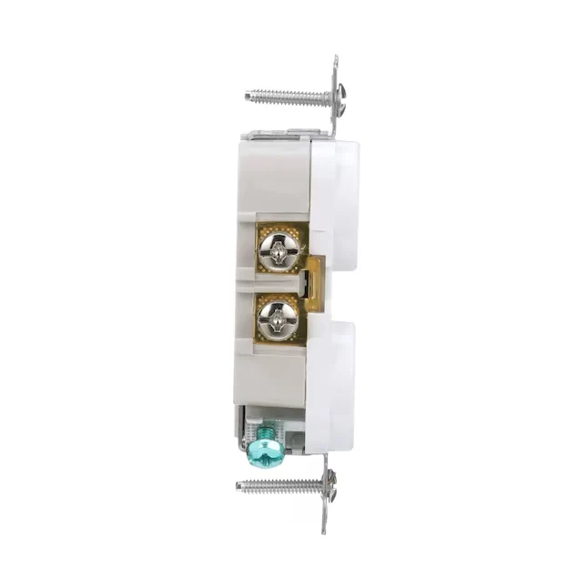 Eaton Arrow Hart 20-Amp 125-volt Tamper Resistant Residential/Commercial Duplex Outlet, Wit