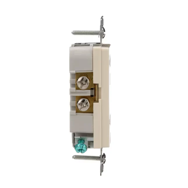 Netwerk Eaton Arrow Hart 20-Amp 125-volt Tamper Resistant Residential/Commercial Decorator Outlet, Light Almond