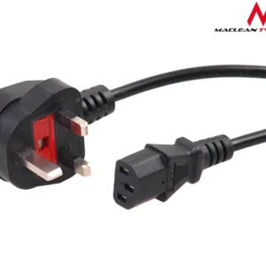 Oprolbare Maclean MCTV-807 3M Connector Power Cable GB UK Plug