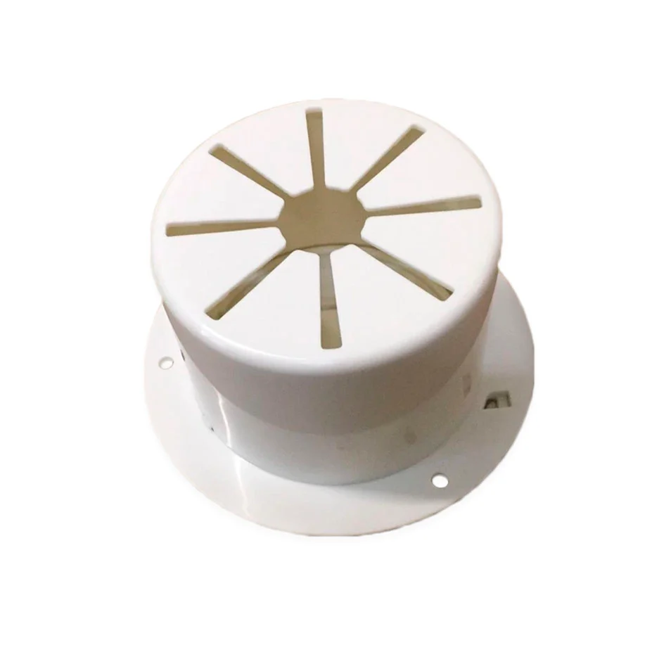 WHITE Electric Power Cord Medium Round Cable Hatch 3.5" Cutout RV Trailer