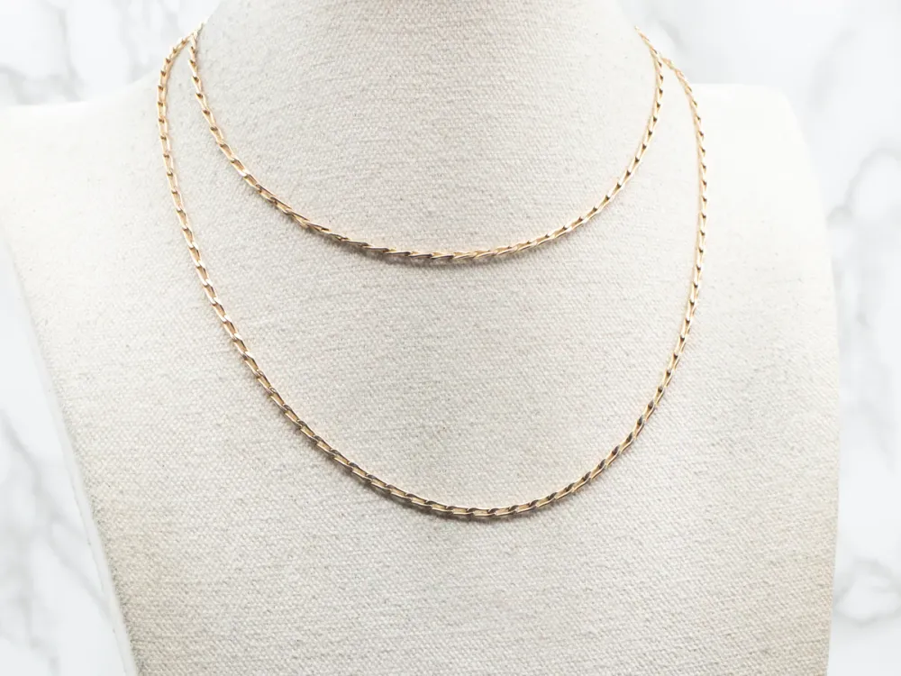 Brandveilig Gecertificeerd Yellow Gold Groot Elongated Curb Chain Lobster Clasp