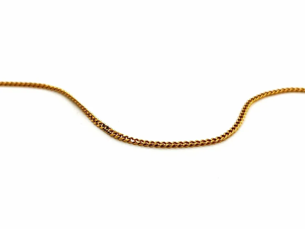 Curb Chain Necklace Yellow Goud