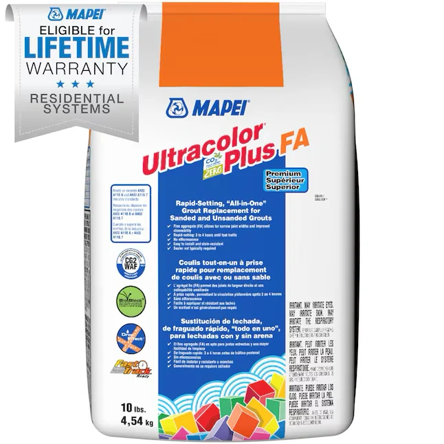 MAPEI Ultracolor Plus FA Rain #5101 Compleet systeem Grout (10-lb)