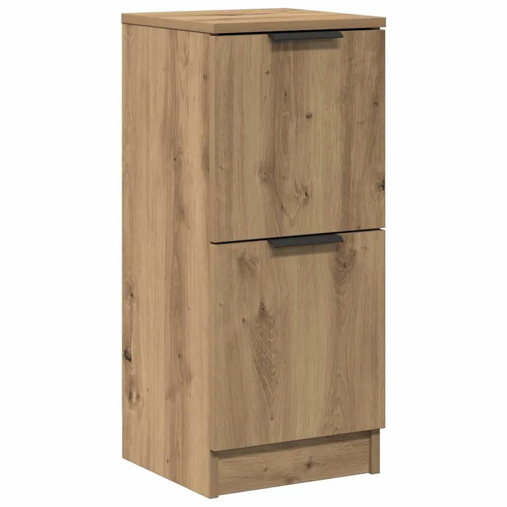 Dressoir 30x30x70 cm bewerkt hout artisanaal eikenkleur - Universeel Montagesysteem