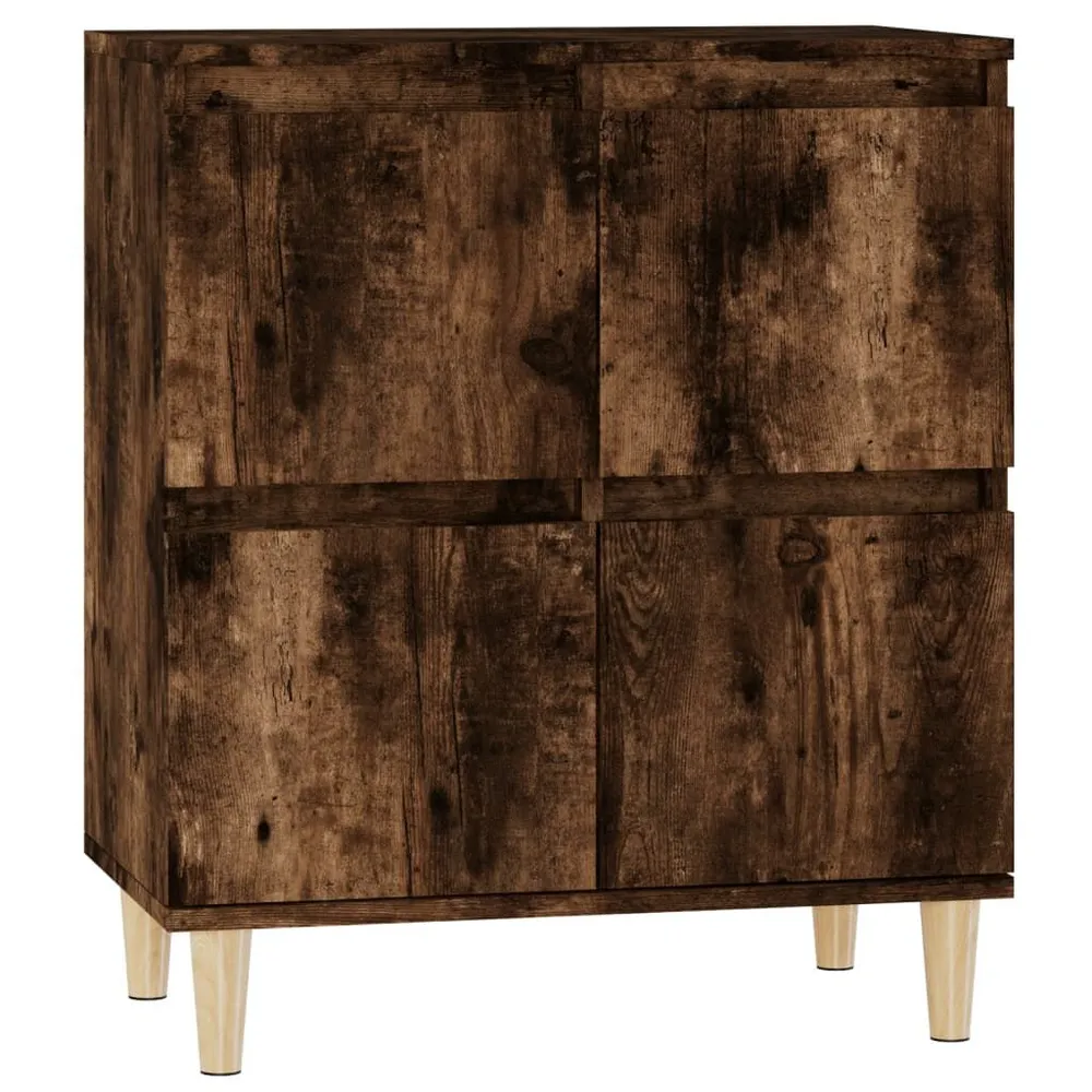 Dressoir 60x35x70 cm bewerkt hout gerookt eikenkleurig 60 x 40 x 180 cm