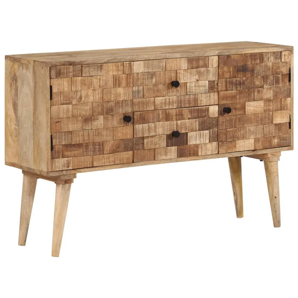 Magnetische Dressoir 110x30x70 cm massief mangohout