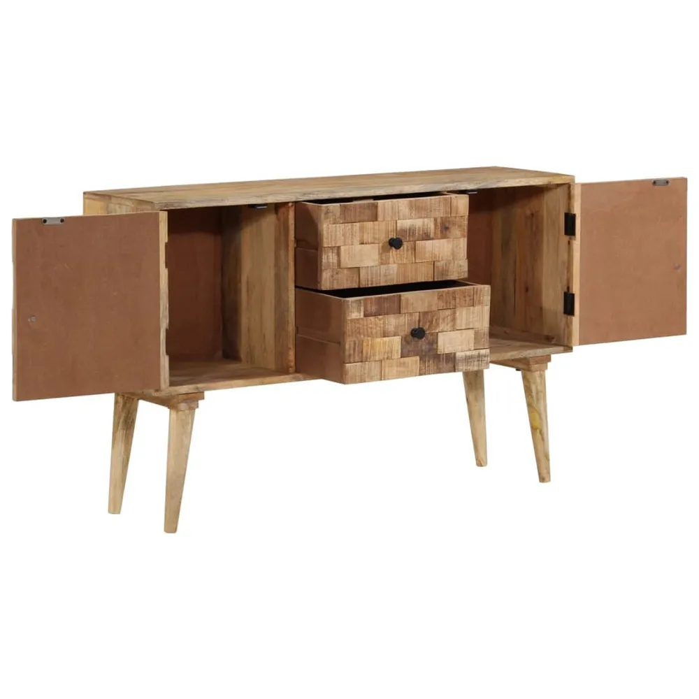 Magnetische Dressoir 110x30x70 cm massief mangohout