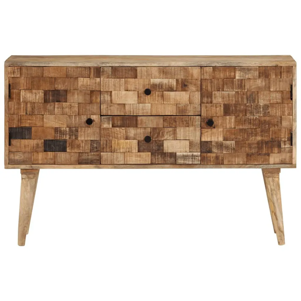 Magnetische Dressoir 110x30x70 cm massief mangohout