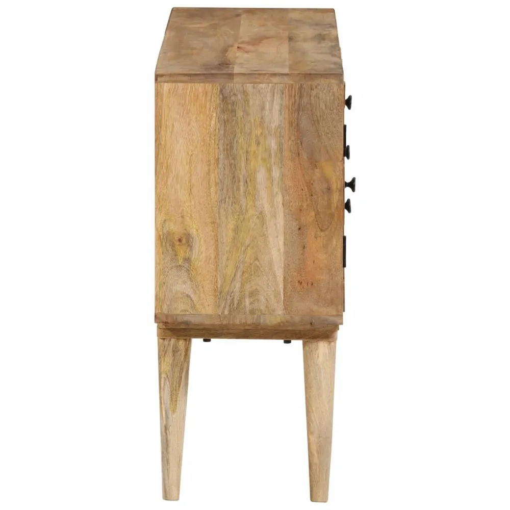 Magnetische Dressoir 110x30x70 cm massief mangohout