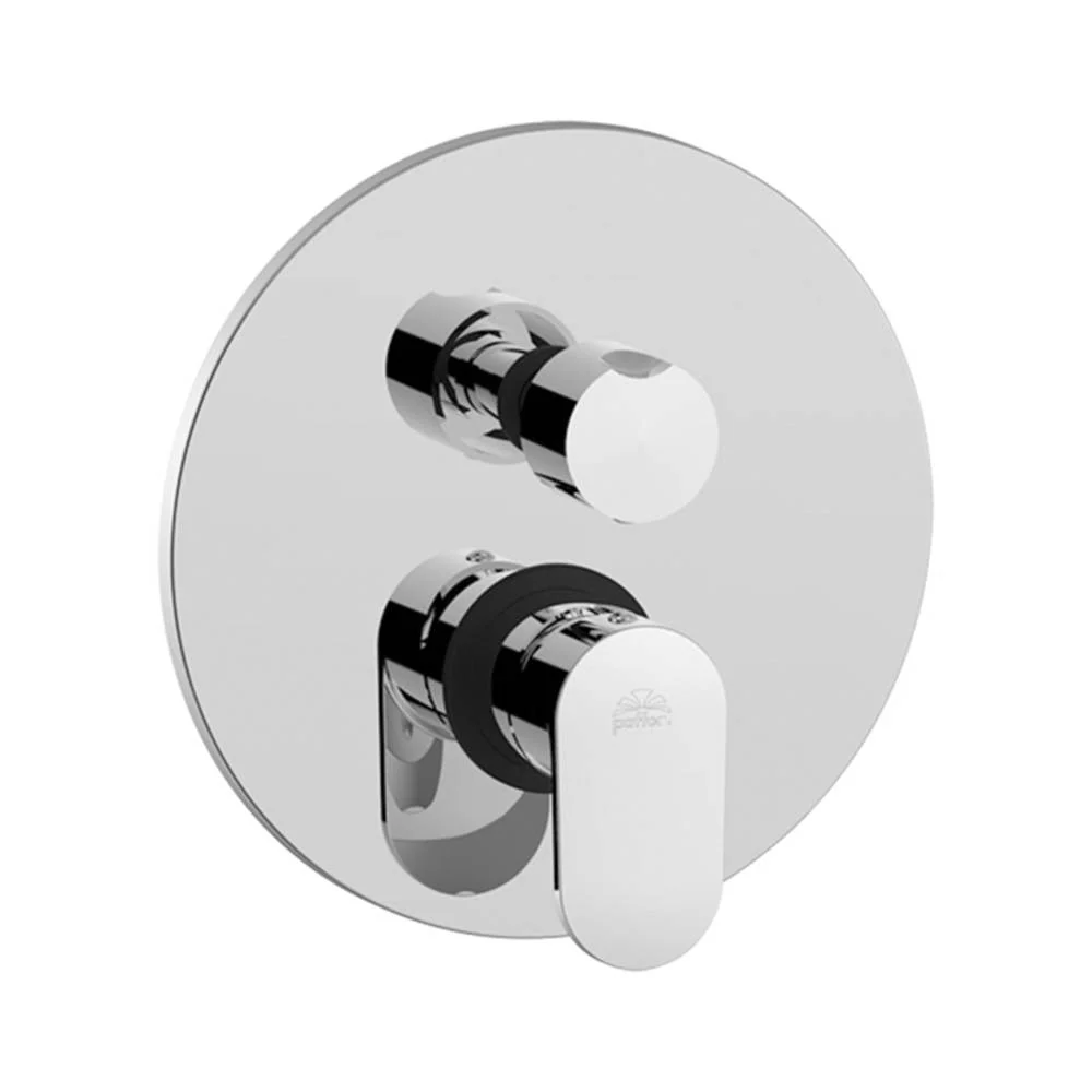Built- shower mixer diverter 3 outlets Candy series model CA019CR chroom Paffoni