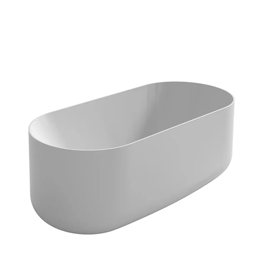 Azzurra bathtub Aurea series 155x80x58 cm - Glossy wit