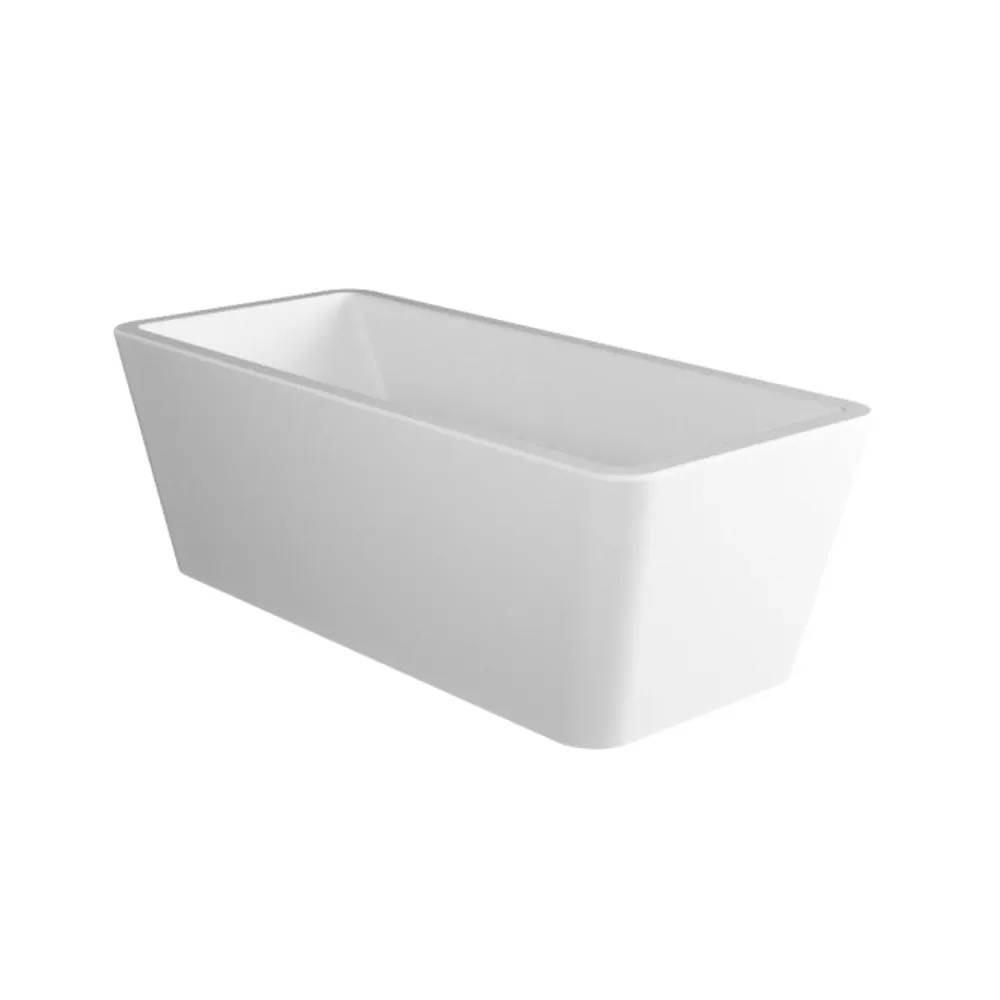 Azzurra bathtub Build series 180x80x60 cm - Glossy ivoor