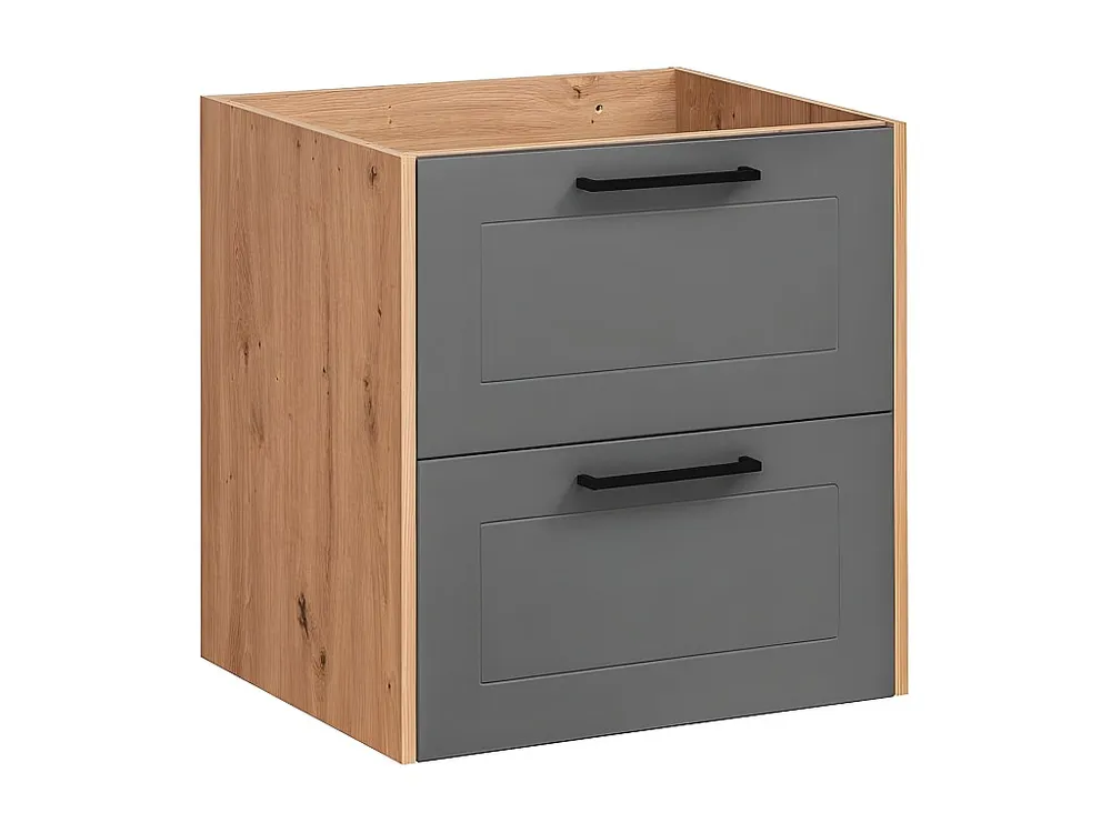 Kast Onder Wastafels MADERA CUW60 2D 60x46x61 Ecru