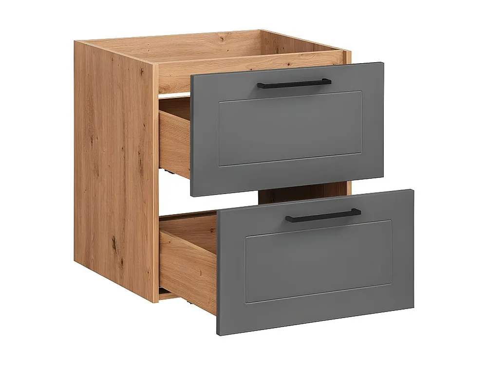 Kast Onder Wastafels MADERA CUW60 2D 60x46x61 Ecru