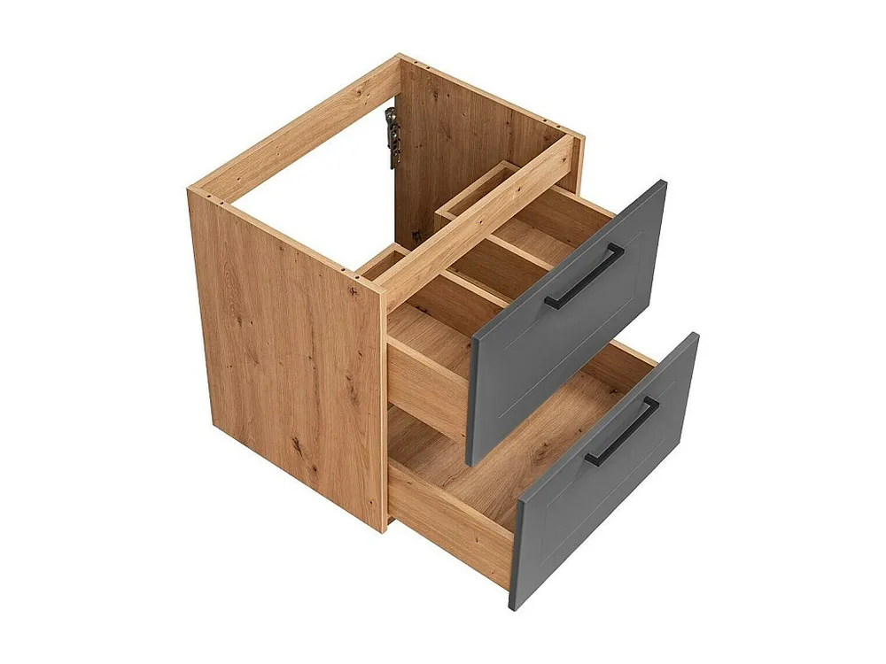 Kast Onder Wastafels MADERA CUW60 2D 60x46x61 Ecru