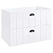 Allibert Wastafelonderkast Lilea - 80 cm, Mat wit