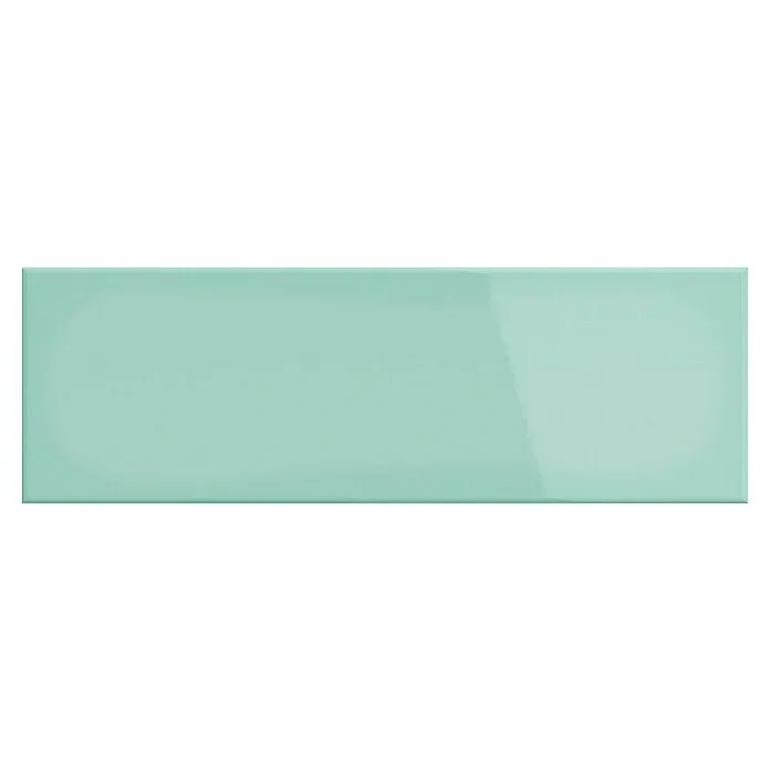 Decocer Cinca Wandtegel Metro lak tiffany - 10 x 30 cm, Glanzend