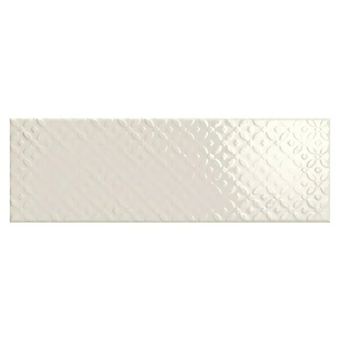 Decocer Cinca Wandtegel Soho glossy beige mix - 10 x 30 cm, Lichtbruin, Glanzend