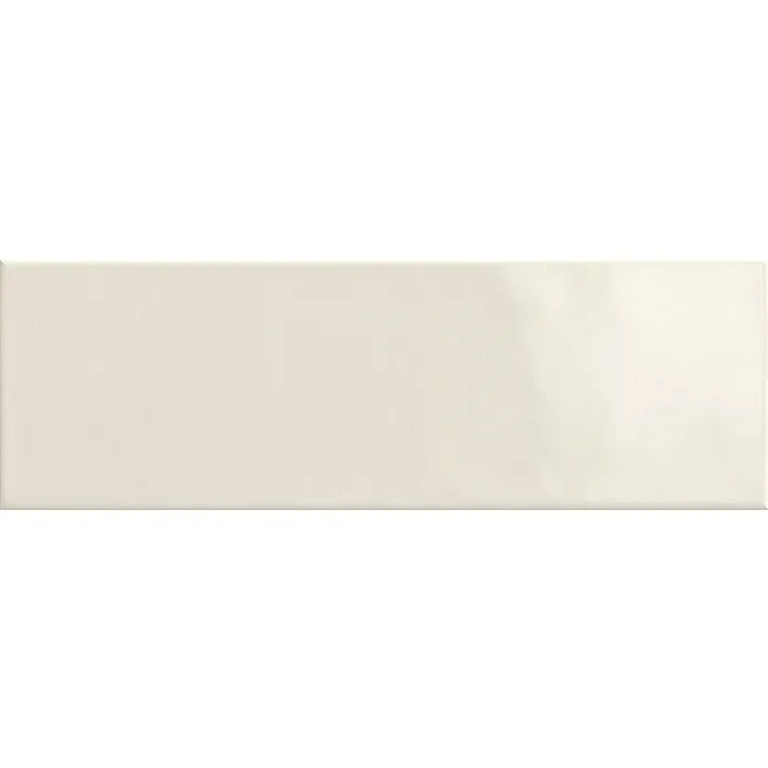 Decocer Cinca Wandtegel Soho glossy beige - 10 x 30 cm, Ecru, Glanzend