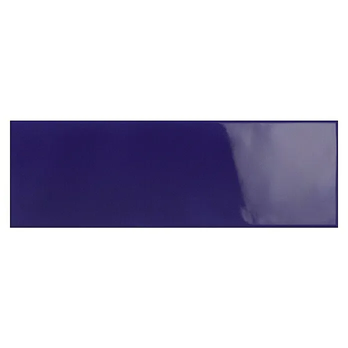 Decocer Cinca Wandtegel Soho glossycobalt zeeblauw - 10 x 30 cm, Blauw, Glanzend