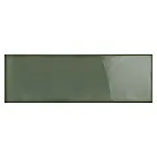 Decocer Cinca Wandtegel Soho spiegelend green - 10 x 30 cm, Groen, Glanzend
