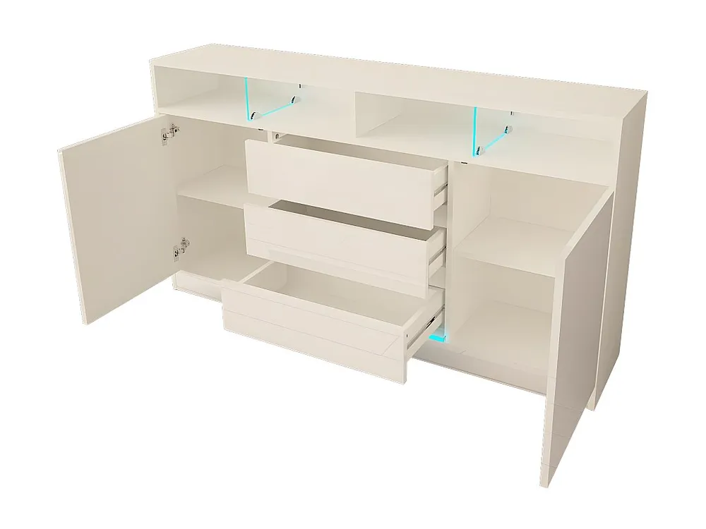 Dressoir DISPARO SB160 2D3D 160x34x89 Wit
