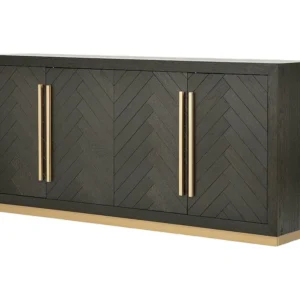 Dressoir SEVILLE SB180 4D 180x48x80 Zwart
