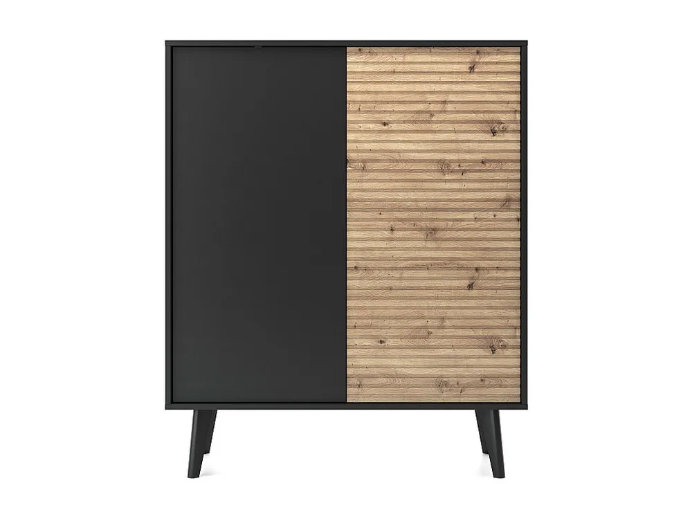 Dressoir WILLOW SB104 2D 104x39x125 Zwart