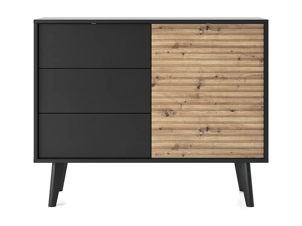 Dressoir WILLOW SB104 1D3D 104x39x83 Zwart