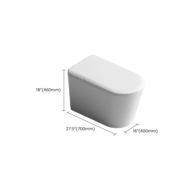 Elongated Floor Mount Bidet Heated Seat White Aardewerk Contemporary