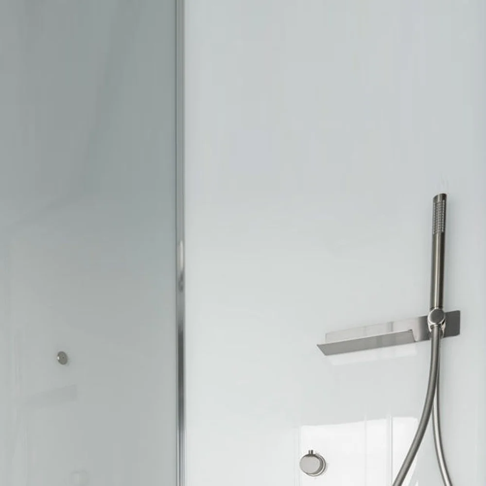 Ercole multifunction shower cabin 120x80 cm dorsal hydrojets - Left version