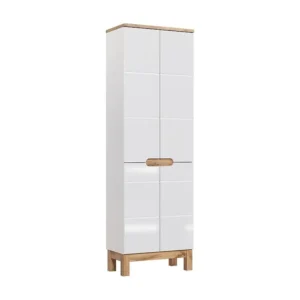 Hoge Kast BALI HC60 4D 60x33x187 Wit